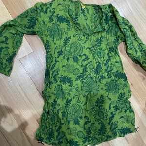 Used M Roberta Roller rabbit tunic green